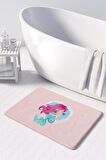 Monnhein  Mikrofiber Banyo Paspası, Kaymaz Taban, Makinede Yıkanabilir, Banyo Halısı