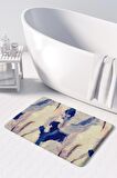 Monnhein  Mikrofiber Banyo Paspası, Kaymaz Taban, Makinede Yıkanabilir, Banyo Halısı