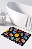 Monnhein  Mikrofiber Banyo Paspası, Kaymaz Taban, Makinede Yıkanabilir, Banyo Halısı (50x80)