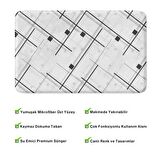 Monnhein  Mikrofiber Banyo Paspası, Kaymaz Taban, Makinede Yıkanabilir, Banyo Halısı