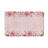 Monnhein  Mikrofiber Banyo Paspası, Kaymaz Taban, Makinede Yıkanabilir, Banyo Halısı (50x80)