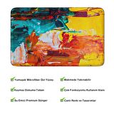 Monnhein  Mikrofiber Banyo Paspası, Kaymaz Taban, Makinede Yıkanabilir, Banyo Halısı (50x80)