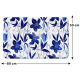 Monnhein  Mikrofiber Banyo Paspası, Kaymaz Taban, Makinede Yıkanabilir, Banyo Halısı (50x80)