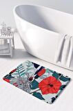 Monnhein  Mikrofiber Banyo Paspası, Kaymaz Taban, Makinede Yıkanabilir, Banyo Halısı