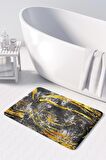 Monnhein  Mikrofiber Banyo Paspası, Kaymaz Taban, Makinede Yıkanabilir, Banyo Halısı