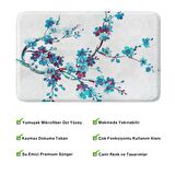 Monnhein  Mikrofiber Banyo Paspası, Kaymaz Taban, Makinede Yıkanabilir, Banyo Halısı