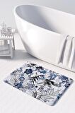 Monnhein  Mikrofiber Banyo Paspası, Kaymaz Taban, Makinede Yıkanabilir, Banyo Halısı