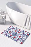 Monnhein  Mikrofiber Banyo Paspası, Kaymaz Taban, Makinede Yıkanabilir, Banyo Halısı