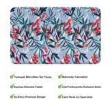 Monnhein  Mikrofiber Banyo Paspası, Kaymaz Taban, Makinede Yıkanabilir, Banyo Halısı