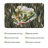 Monnhein  Mikrofiber Banyo Paspası, Kaymaz Taban, Makinede Yıkanabilir, Banyo Halısı