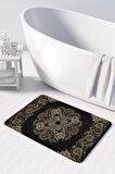 Monnhein  Mikrofiber Banyo Paspası, Kaymaz Taban, Makinede Yıkanabilir, Banyo Halısı