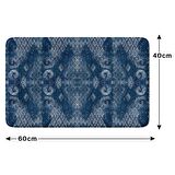 Monnhein  Mikrofiber Banyo Paspası, Kaymaz Taban, Makinede Yıkanabilir, Banyo Halısı