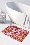 Monnhein  Mikrofiber Banyo Paspası, Kaymaz Taban, Makinede Yıkanabilir, Banyo Halısı (50x80)