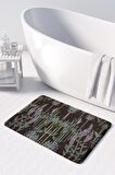 Monnhein  Mikrofiber Banyo Paspası, Kaymaz Taban, Makinede Yıkanabilir, Banyo Halısı