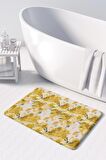 Monnhein  Mikrofiber Banyo Paspası, Kaymaz Taban, Makinede Yıkanabilir, Banyo Halısı (50x80)