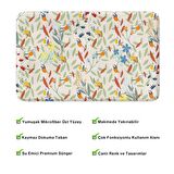 Monnhein  Mikrofiber Banyo Paspası, Kaymaz Taban, Makinede Yıkanabilir, Banyo Halısı
