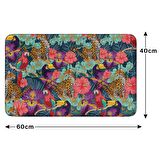 Monnhein  Mikrofiber Banyo Paspası, Kaymaz Taban, Makinede Yıkanabilir, Banyo Halısı