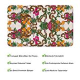 Monnhein  Mikrofiber Banyo Paspası, Kaymaz Taban, Makinede Yıkanabilir, Banyo Halısı (50x80)