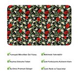Monnhein  Mikrofiber Banyo Paspası, Kaymaz Taban, Makinede Yıkanabilir, Banyo Halısı