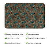 Monnhein  Mikrofiber Banyo Paspası, Kaymaz Taban, Makinede Yıkanabilir, Banyo Halısı