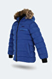 Slazenger CALISTO NEW Unisex Çocuk Mont &amp; Kaban Saks Mavi