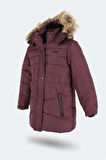 Slazenger CANDY NEW Kız Çocuk Mont &amp; Kaban Mor