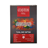 Cobain 1986 Canvas Pad Tuval Bezi Defteri Akrilik, Yağlıboya, Guaj Defteri (A5)