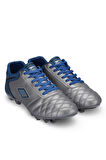 Slazenger HUGO KR Erkek Futbol Ayakkabı Gri / Mavi