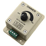 DC Dimmer 12V-24V LED Ayarlayıcı 5050 3528 LED Şerit için Manuel LED Dimmer 12-24V 8A Dc Dimmer
