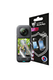Insta360 X3 360 Action Kamera ile uyumlu IPG HydroGel Ekran Koruyucu (2 Adet)