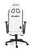Titanseat Fury Leather White Oyuncu Koltuğu