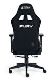 Titanseat Fury Black Kumaş Oyuncu Koltuğu