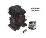 MOTORLU TESTERE SİLİNDİR PİSTON STIHL MS180/MS180C/38 MM 2MIX YENİ MODEL İTAL