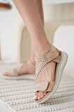 Kanze Nude Kadın Sandalet