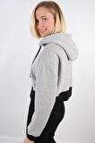 ALEXANDERGARDI KAPÜŞONLU ŞARDONLU CROP HIRKA (B23-31303)