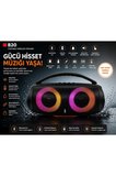 B20 Bluetooth Hoparlör Usb ve Hafıza Kartı Girişli Fm Radyolu Şarjlı Taşınabilir Kablosuz Speaker Mp3 Çalar Tüm Cihazlara Uyumlu
