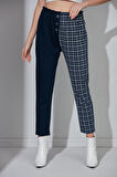 ALEXANDERGARDI ÇİFT RENKLİ BELİ LASTİKLİ PANTOLON (B21-12800)