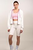 ALEXANDERGARDI KAPÜŞONLU CROP HIRKA (B21-31301)