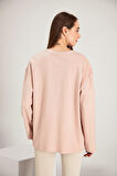 ALEXANDERGARDI CEP DETAYLI BASKILI SWEATSHİRT (B21-72500)