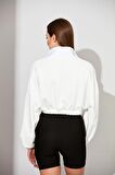 ALEXANDERGARDI FERMUARLI CROP SWEATSHİRT (B22-11000)