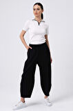 ALEXANDERGARDI BELİ LASTİKLİ BOL PAÇA PANTOLON (B22-14500)