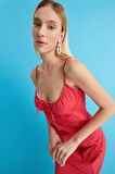 ALEXANDERGARDİ İNCE ASKILI POPLİN ELBİSE (B22-23200)