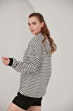 ALEXANDERGARDI ÇİZGİLİ SWEATSHİRT (B22-37300)