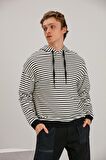 ALEXANDERGARDI ÇİZGİLİ SWEATSHİRT (B22-37300)