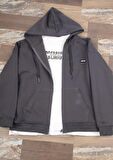 ALEXANDERGARDI FERMUARLI KAPÜŞONLU SWEATSHİRT (UN-501403)