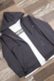 ALEXANDERGARDI FERMUARLI KAPÜŞONLU SWEATSHİRT (UN-501403)