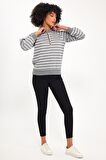 ALEXANDERGARDI DÜĞMELİ REGLAN KOL SWEATSHİRT (B23-00164)