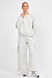 ALEXANDERGARDI REGLAN KOL ŞARDONLU COMFORT FİT SWEATSHİRT (B23-00166)