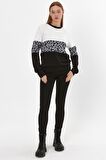 ALEXANDERGARDI LEOPAR DESENLİ SWEATSHİRT (B23-26500)