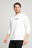 ALEXANDERGARDI İÇİ POLARLI BASKI DETAYLI SWEATSHIRT(B23-37401)